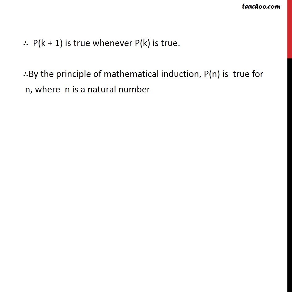 Ex 4.1, 23 - Chapter 4 Class 11 Mathematical Induction - Part 4