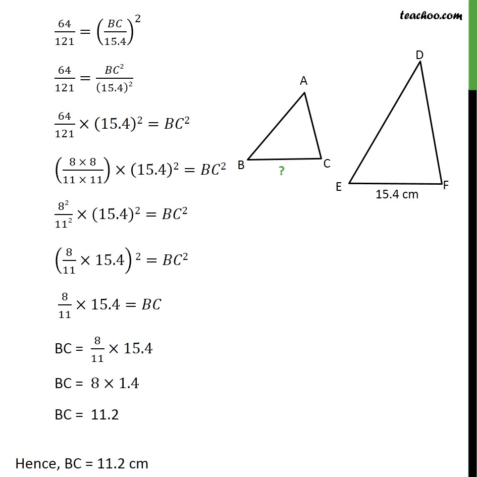 Ex 6.4, 1 - Chapter 6 Class 10 Triangles - Part 2