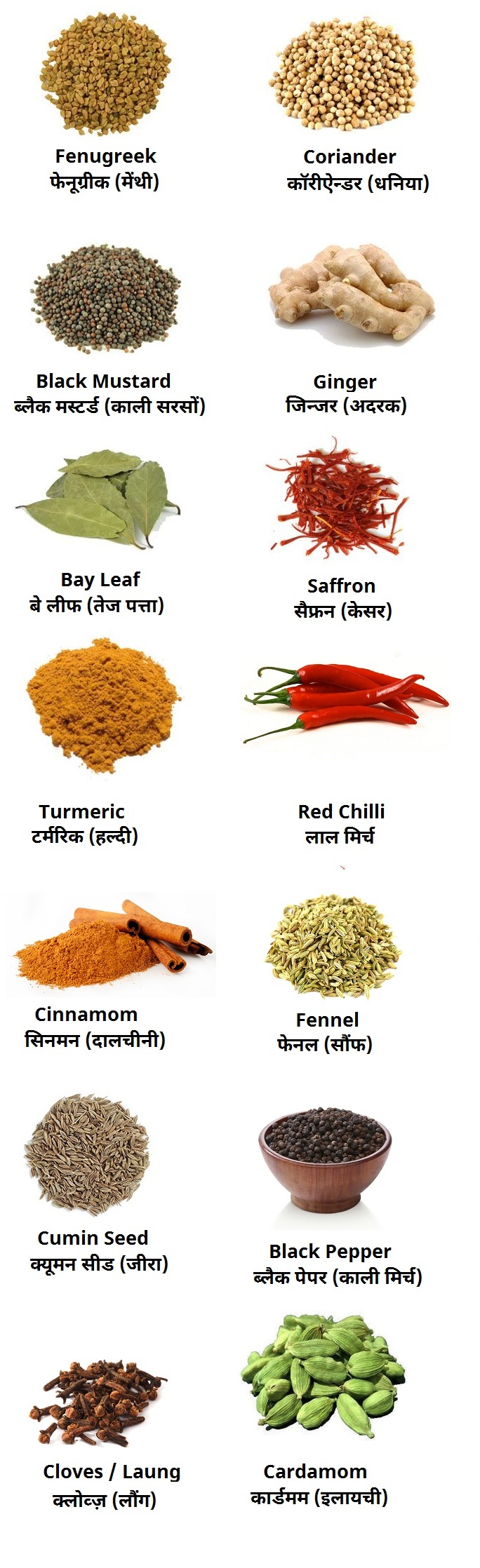 50-spices-name-in-english-with-pictures-onlymyenglish