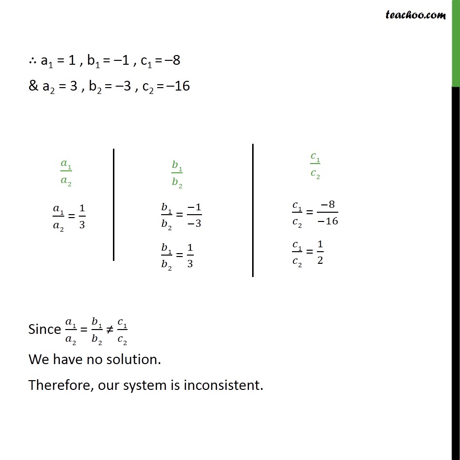 Ex 3.2, 4 - Which of the pairs of linear equations are - Ex 3.2