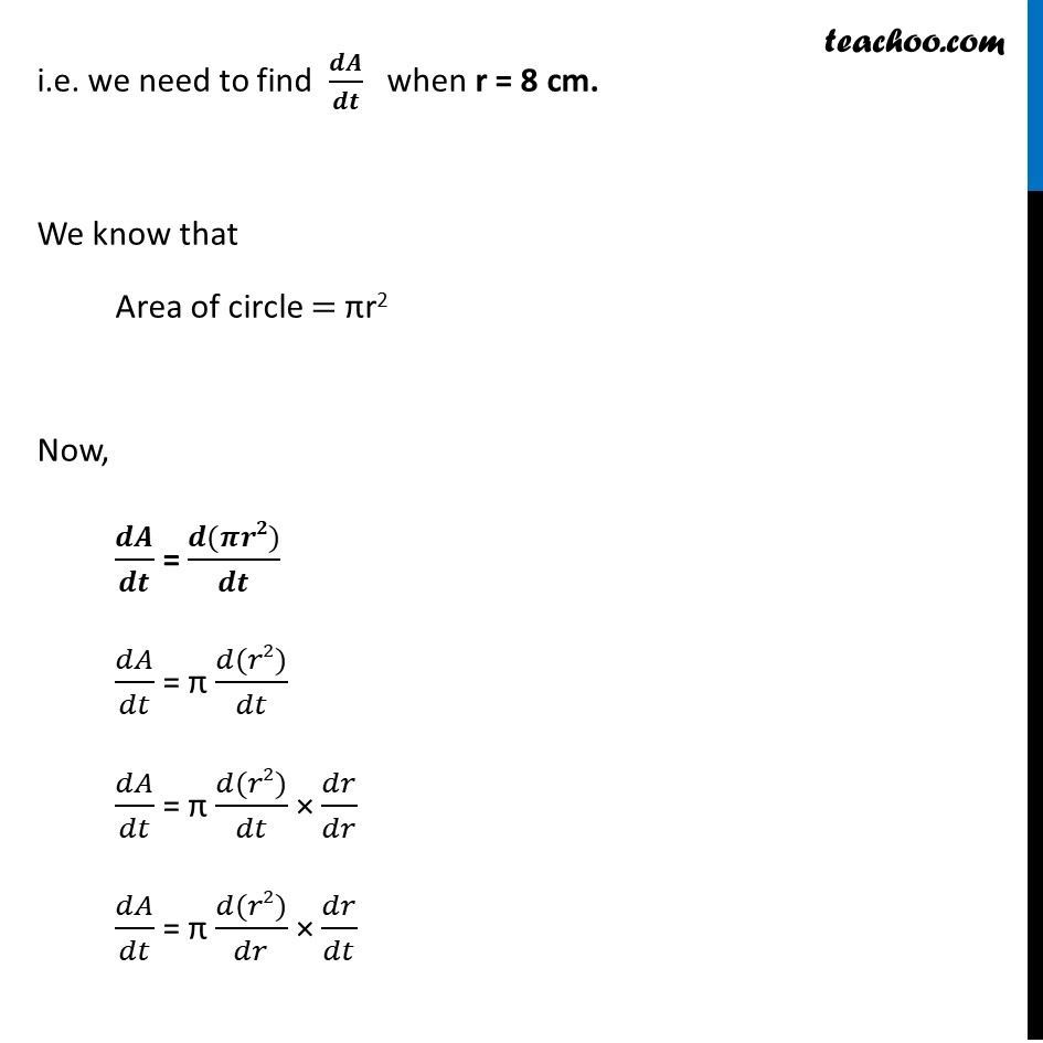 Ex 6.1,5 - Chapter 6 Class 12 Application of Derivatives - Part 2