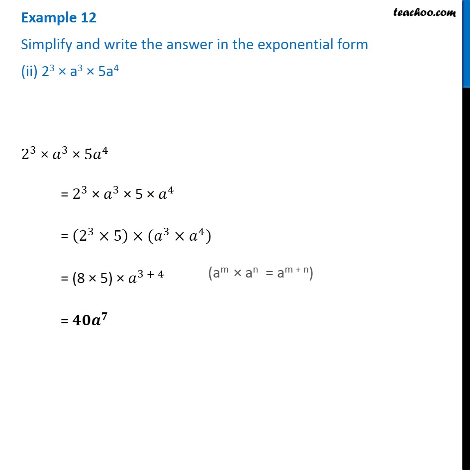 simplify-2-3-a-3-5a-4-exponents-and-powers-class-7