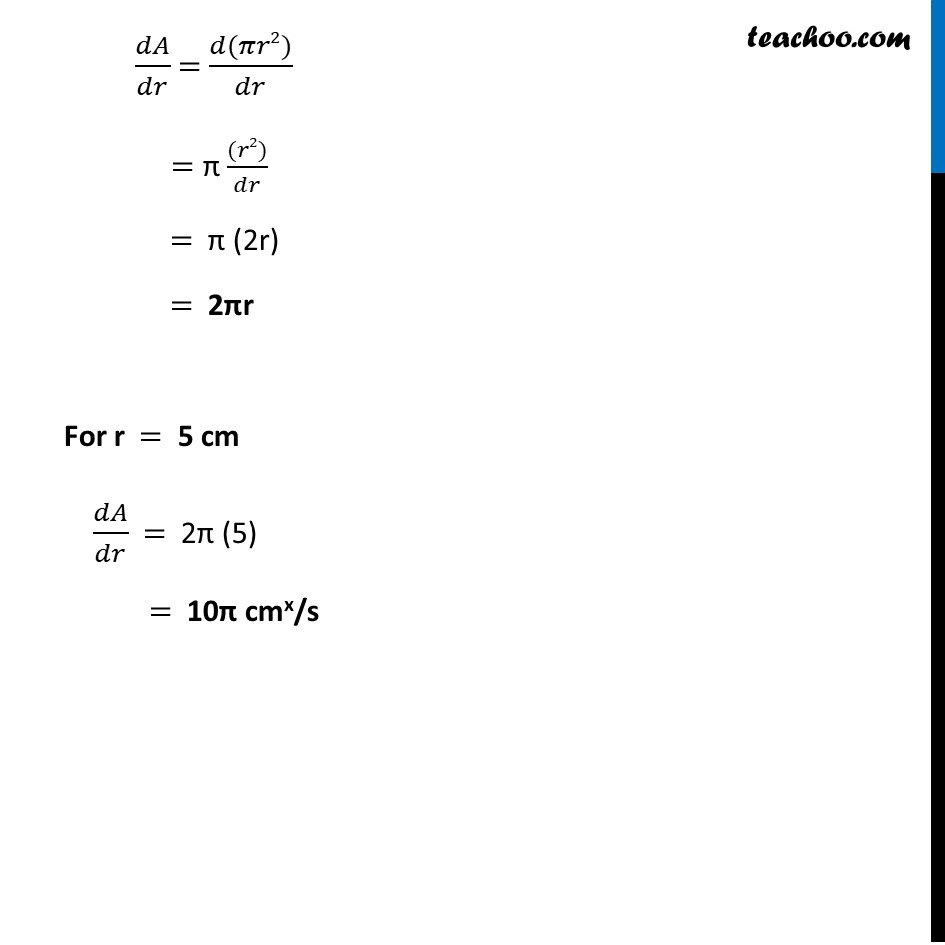 Example 1 - Chapter 6 Class 12 Application of Derivatives - Part 2