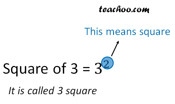 What Does Square Mean In Math