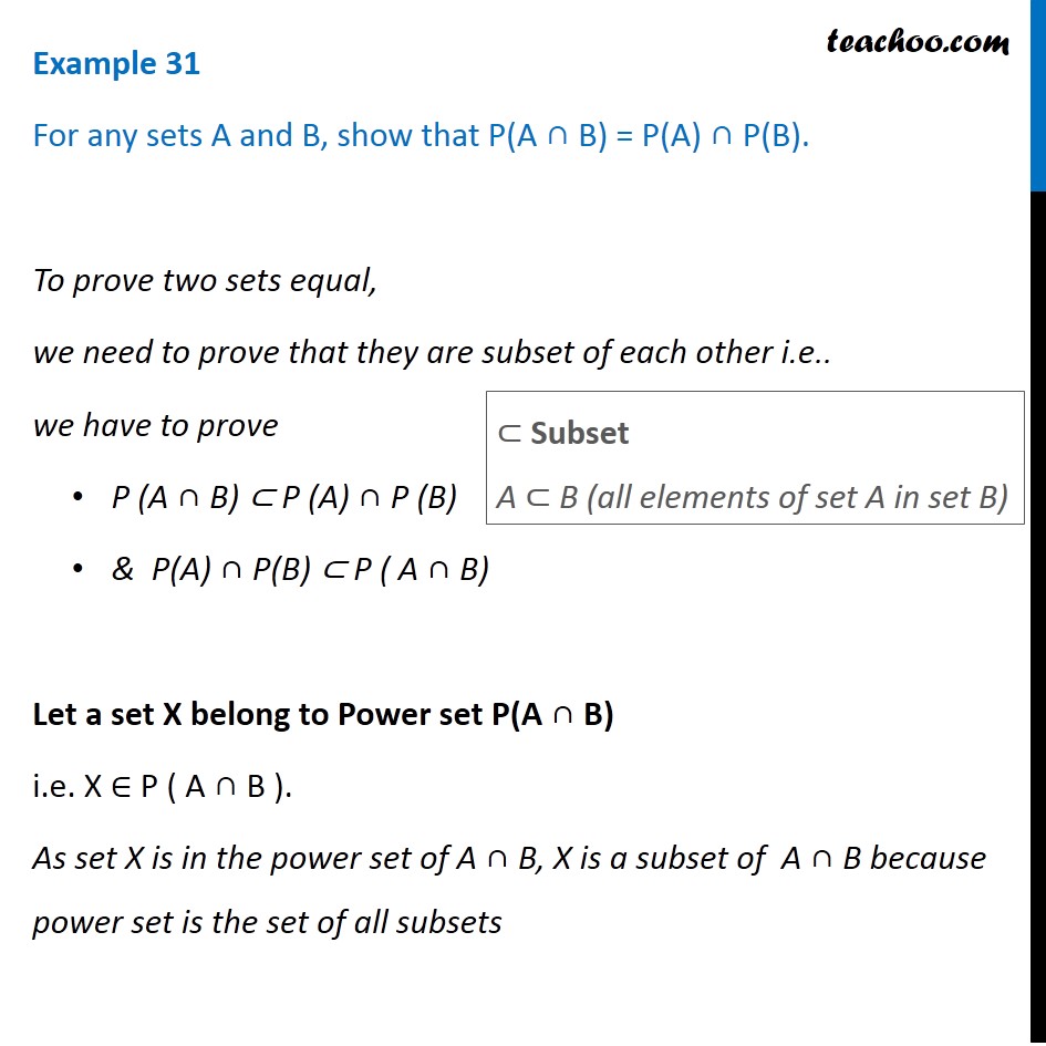 Question 6 - Show That P(AB) = P(A) P(B) - Chapter 1 Sets