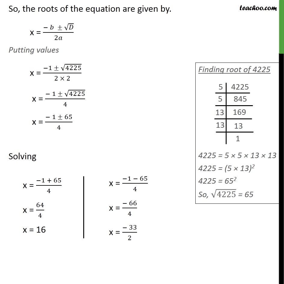 Example 10 - Chapter 4 Class 10 Quadratic Equations - Part 2