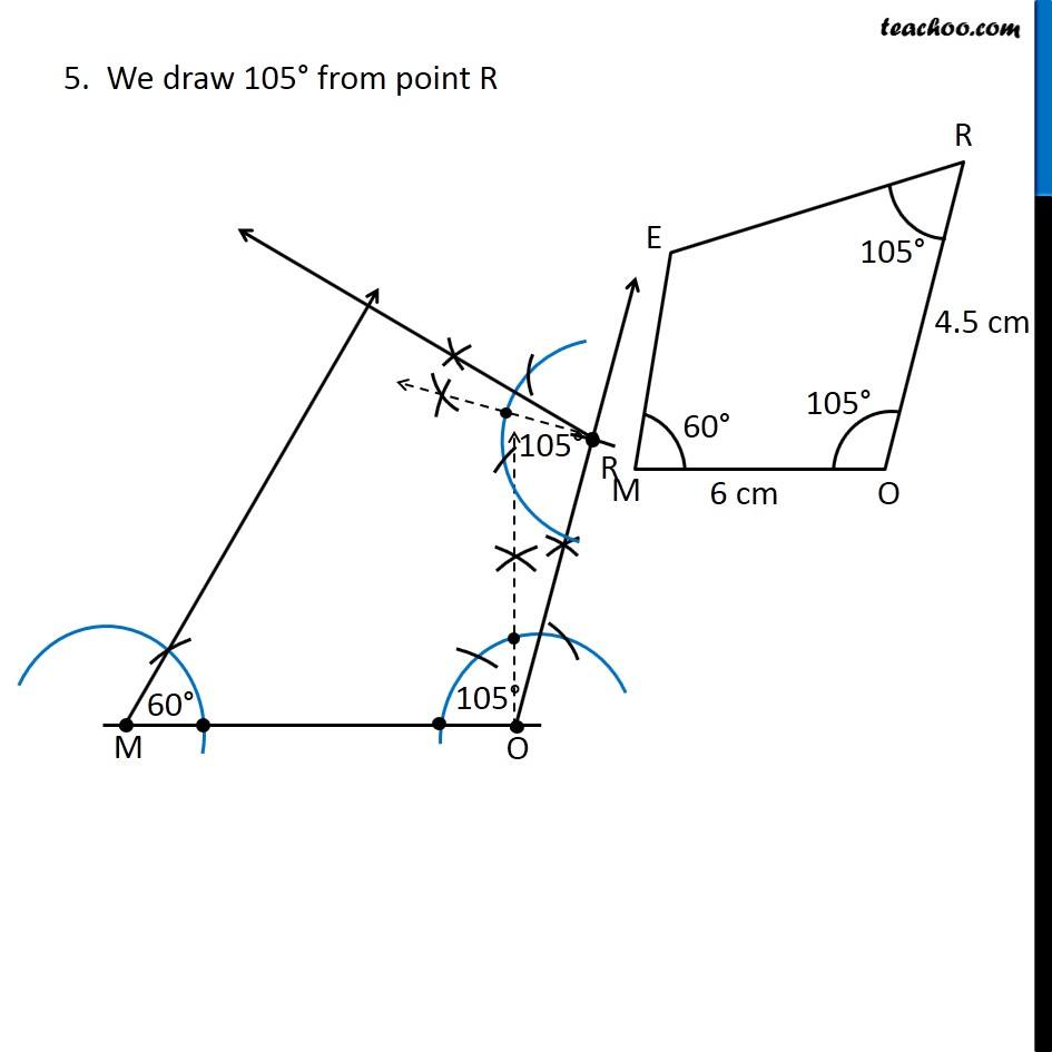 Ex 4.3, 1 (i) - Chapter 4 Class 8 Practical Geometry - Part 6