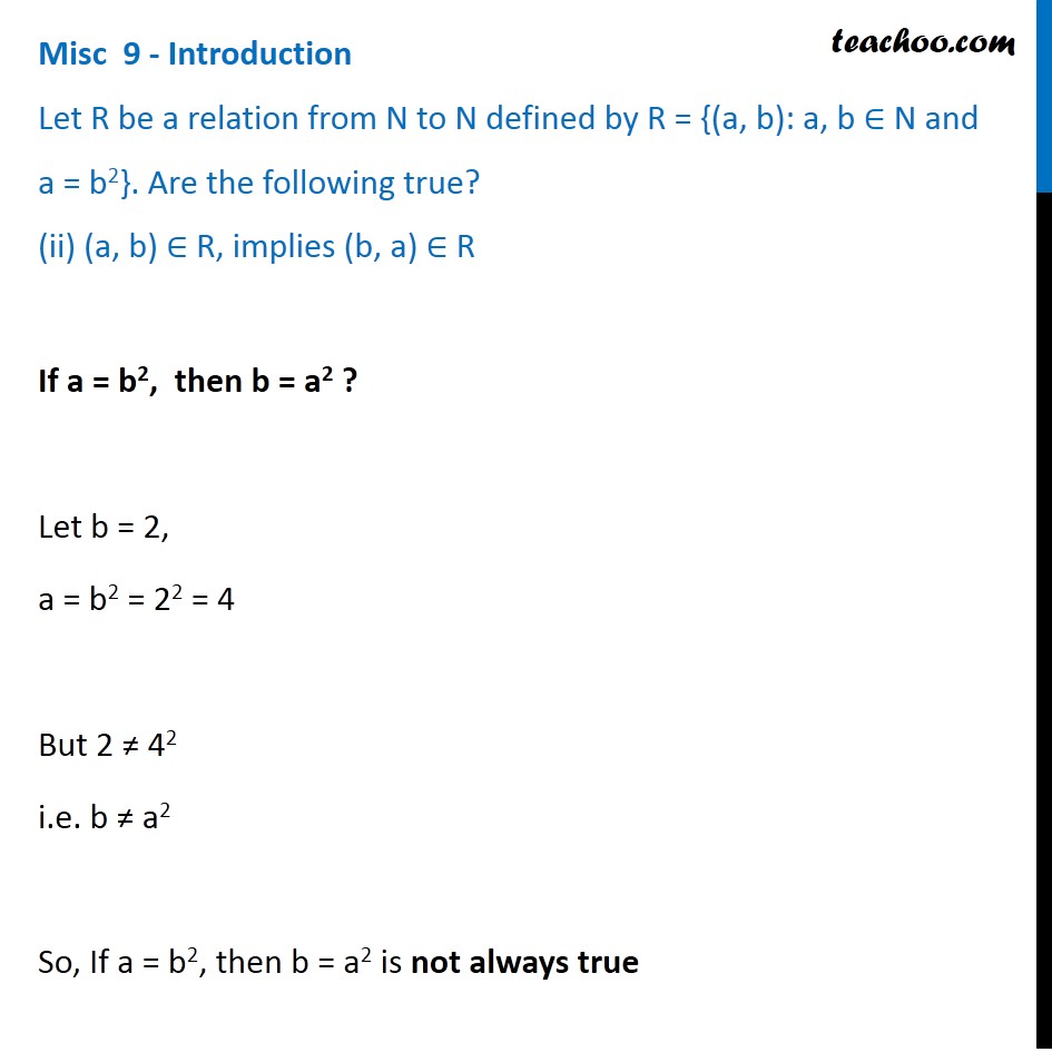 Misc 9 - Chapter 2 Class 11 Relations and Functions - Part 4