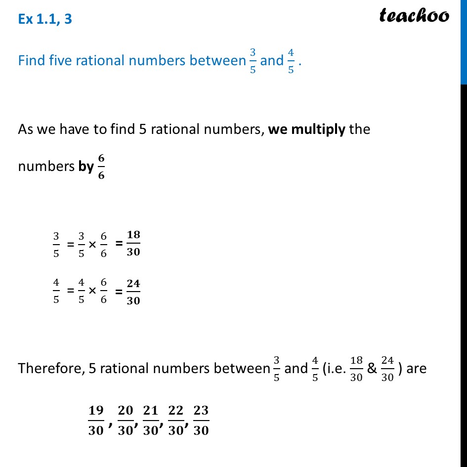 find a rational number between 1 3 and 4 5