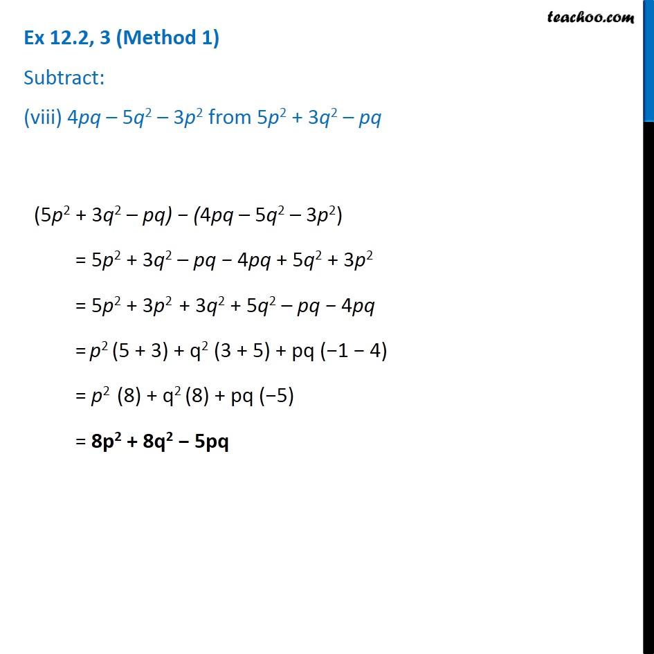 subtract-4pq-5q-2-3p2-from-5p-2-3q-2-pq-teachoo-algebra