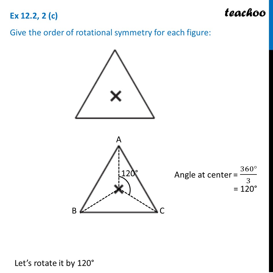 What Is The Order Of Rotational Symmetry For Equilateral Triangle 5394