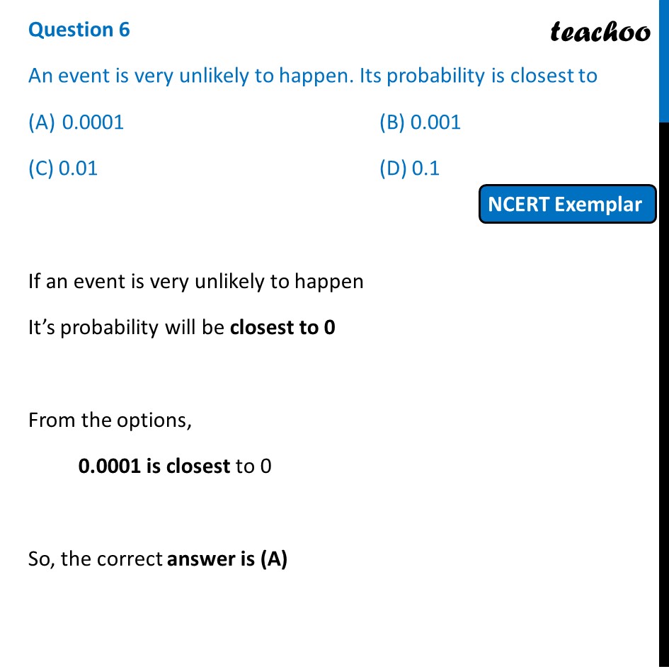 mcq-an-event-is-very-unlikely-to-happen-its-probability-is-closest