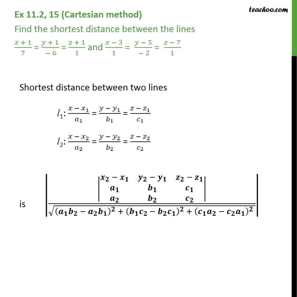 ex-11-2-15-find-shortest-distance-between-lines-x-1-7