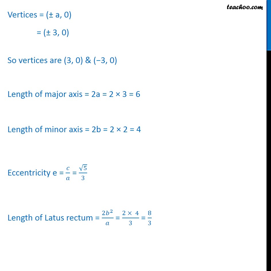 Ex 11.3,  9 - Chapter 11 Class 11 Conic Sections - Part 3