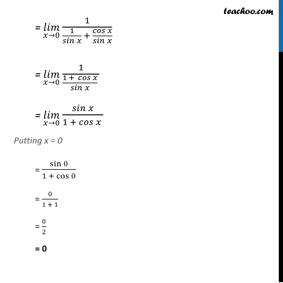 Ex 13.1, 21 - Chapter 13 Class 11 Limits and Derivatives - Part 5