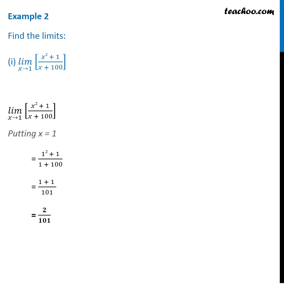 example-2-find-the-limit-lim-x-1-x-2-1-x-100