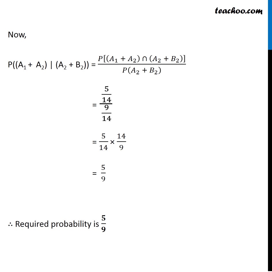Ex 13.1, 13 - Chapter 13 Class 12 Probability - Part 4