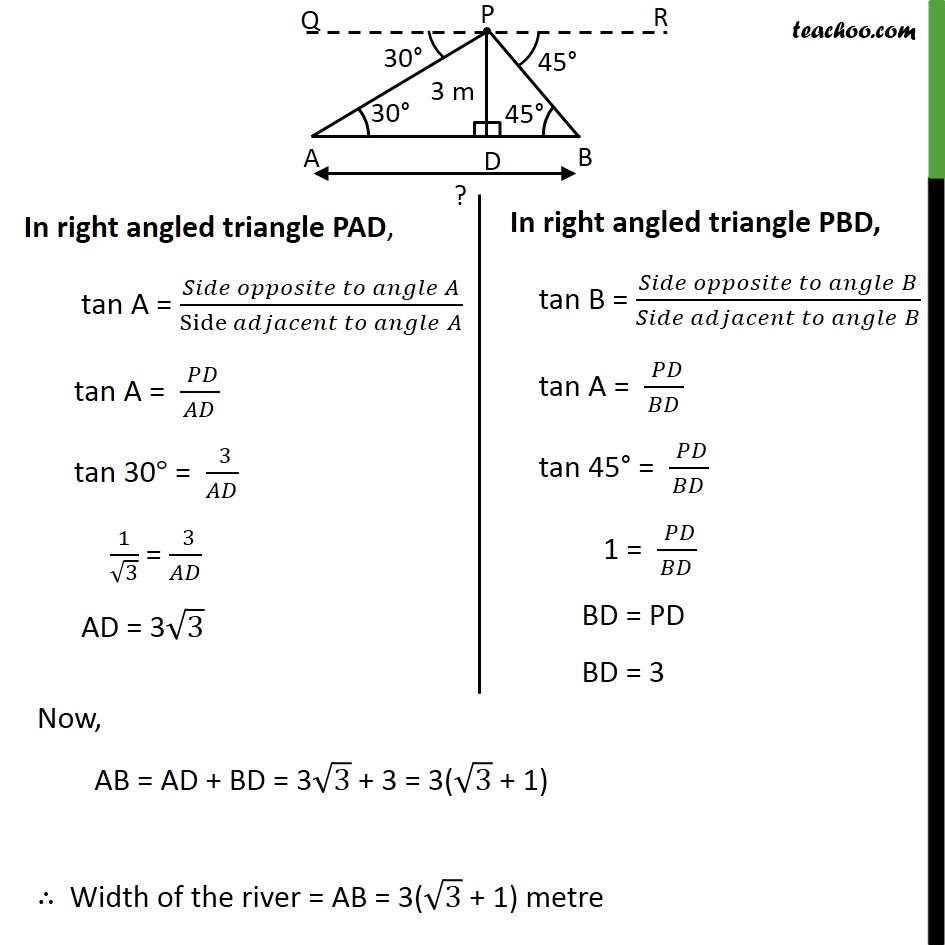 Example 7 - Chapter 9 Class 10 Some Applications of Trigonometry - Part 3