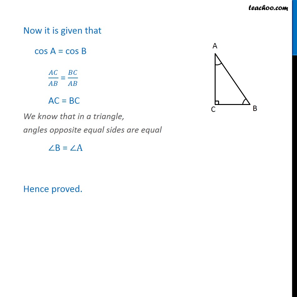 Ex 8.1, 6 - Chapter 8 Class 10 Introduction to Trignometry - Part 2
