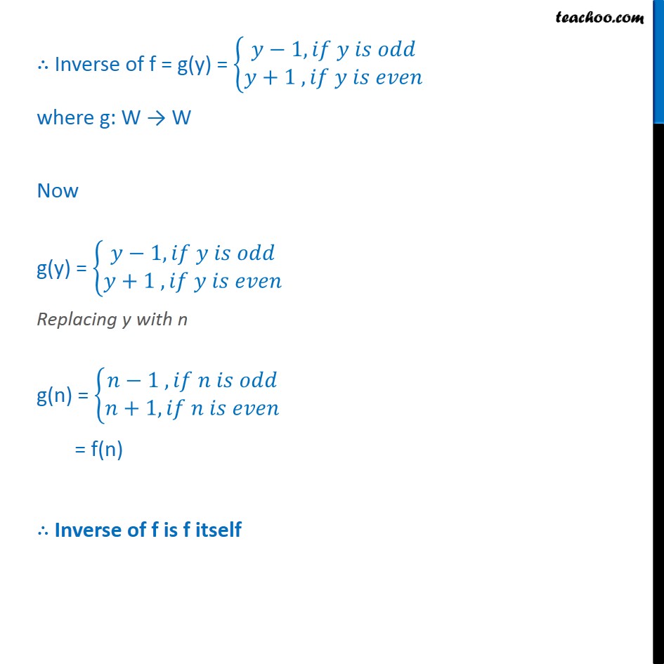 Misc 2  - Chapter 1 Class 12 Relation and Functions - Part 9