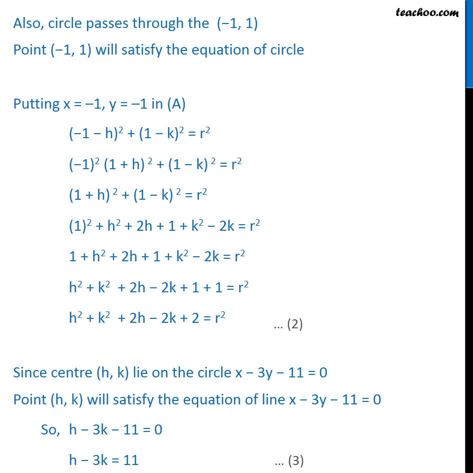 Ex 11.1,  11 - Chapter 11 Class 11 Conic Sections - Part 2
