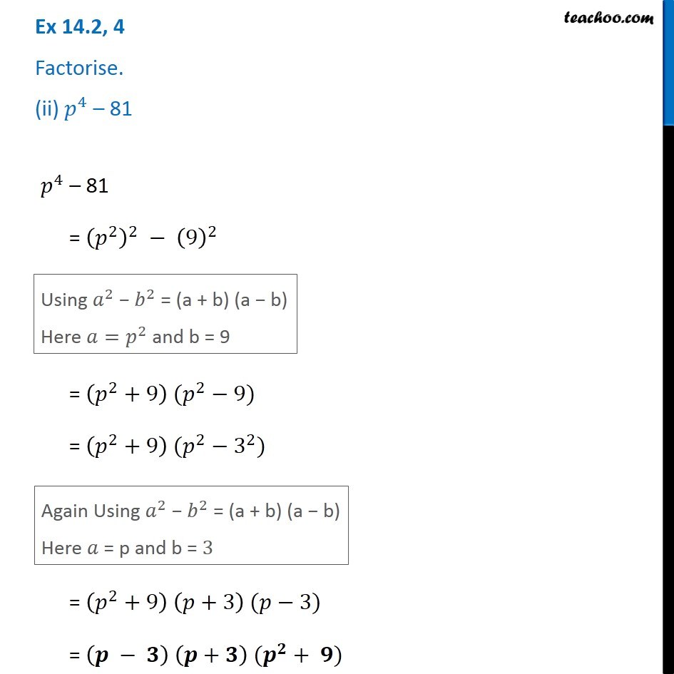 ex-14-2-4-ii-factorise-p-4-81-chapter-14-ncert-solutions