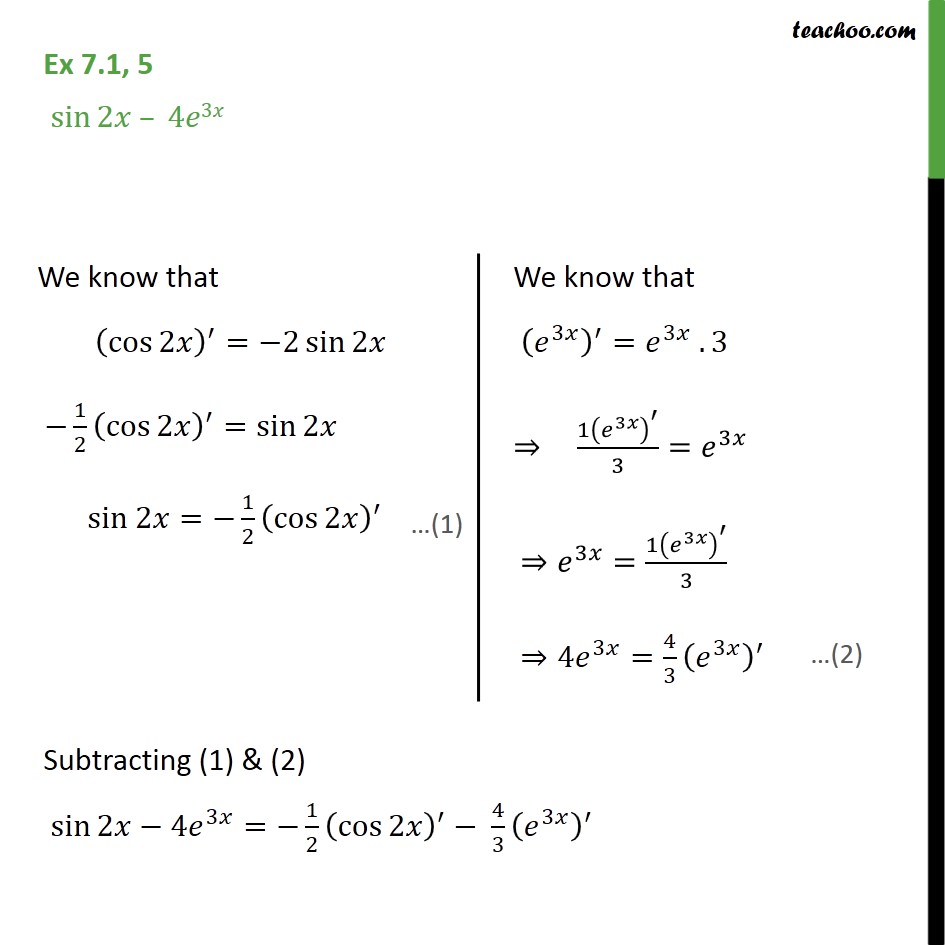 ex-7-1-5-find-anti-derivative-of-sin-2x-4-e-3x-chapter-7