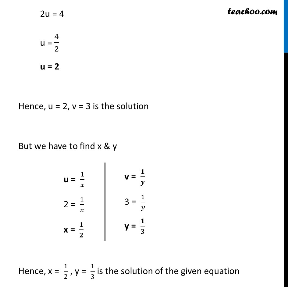 Example 17 - Chapter 3 Class 10 Pair of Linear Equations in Two Variables - Part 4