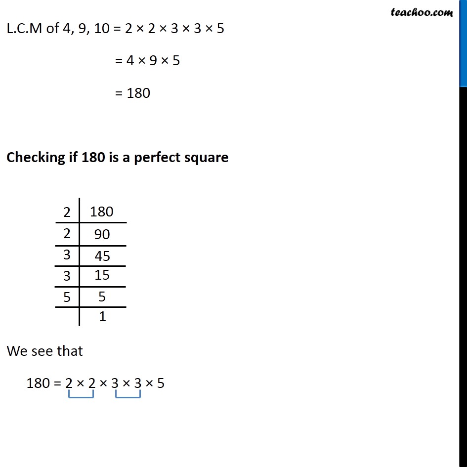 Ex 6.3, 9 - Chapter 6 Class 8 Squares and Square Roots - Part 2