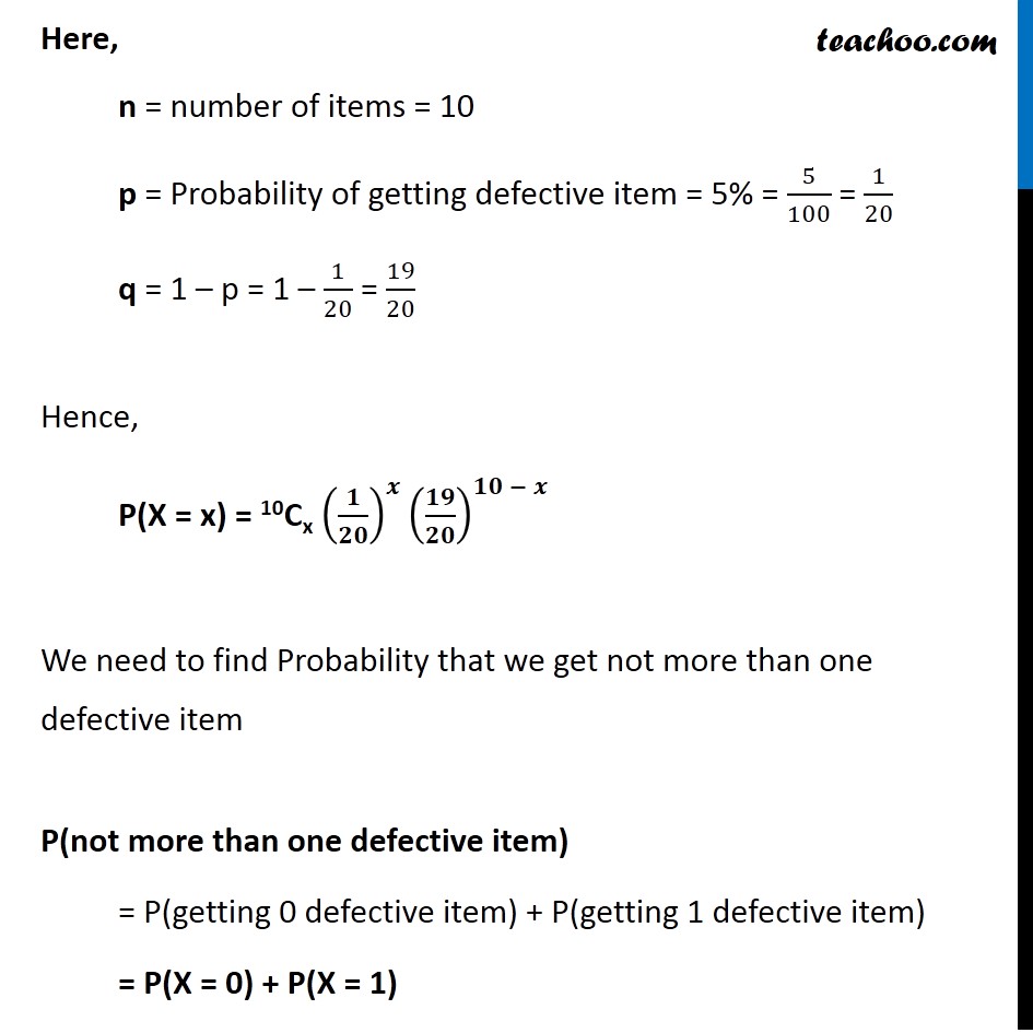 Ex 13.5, 3 - Chapter 13 Class 12 Probability - Part 2