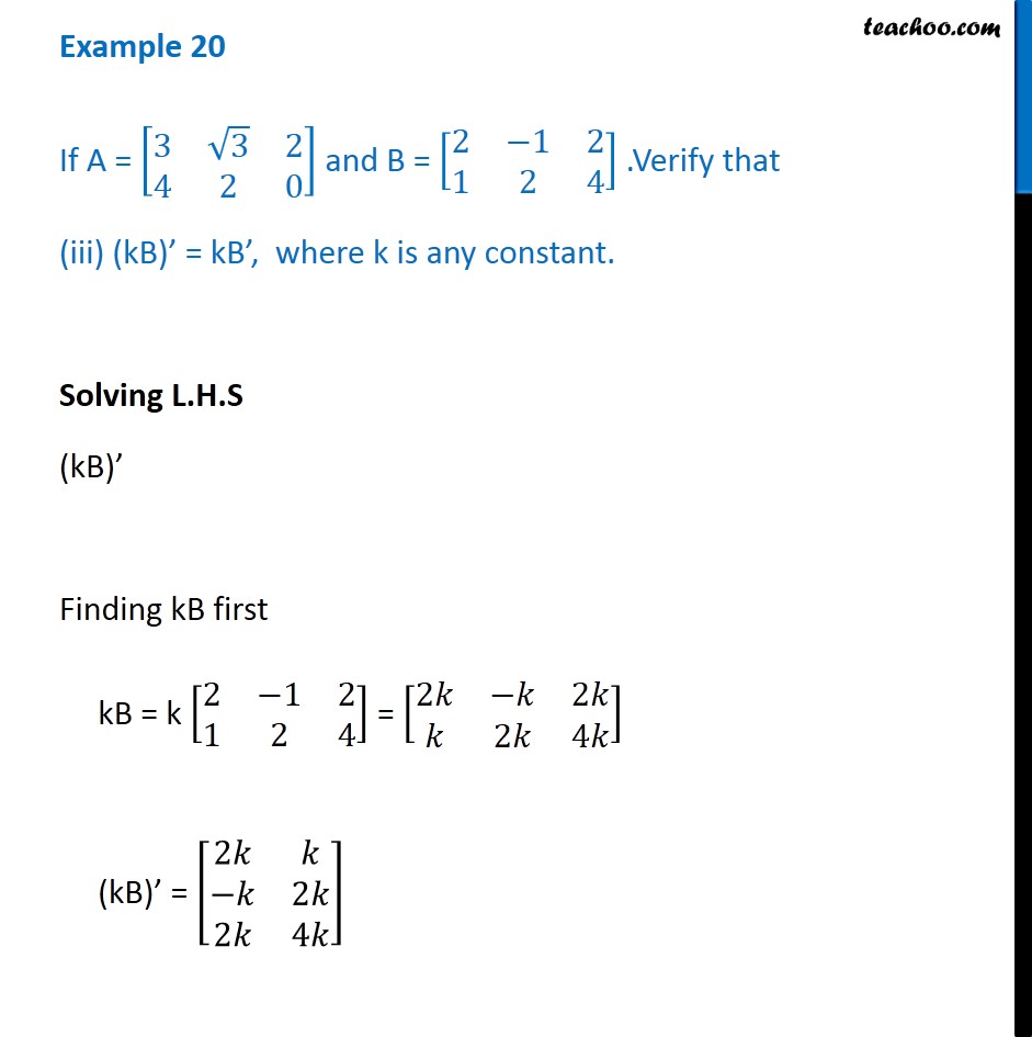Example 20 - Chapter 3 Class 12 Matrices - Part 5