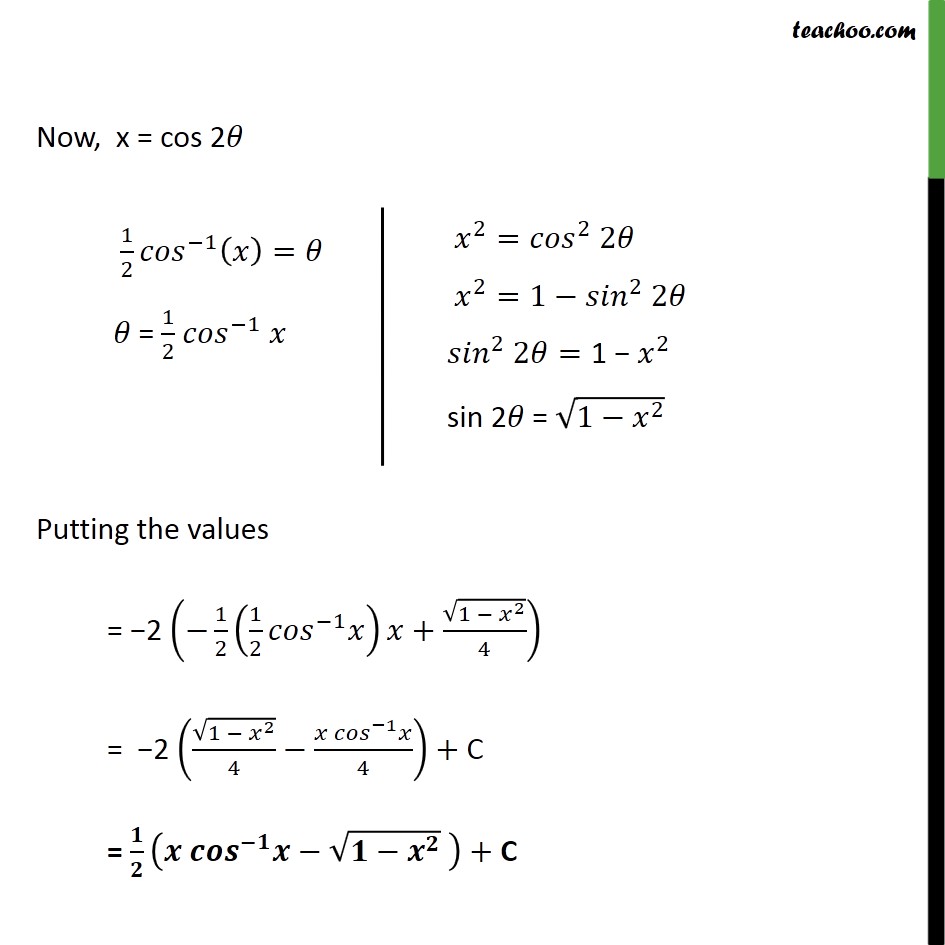 Misc 23 Integrate Tan 1 Root 1 X 1 X Miscellaneous