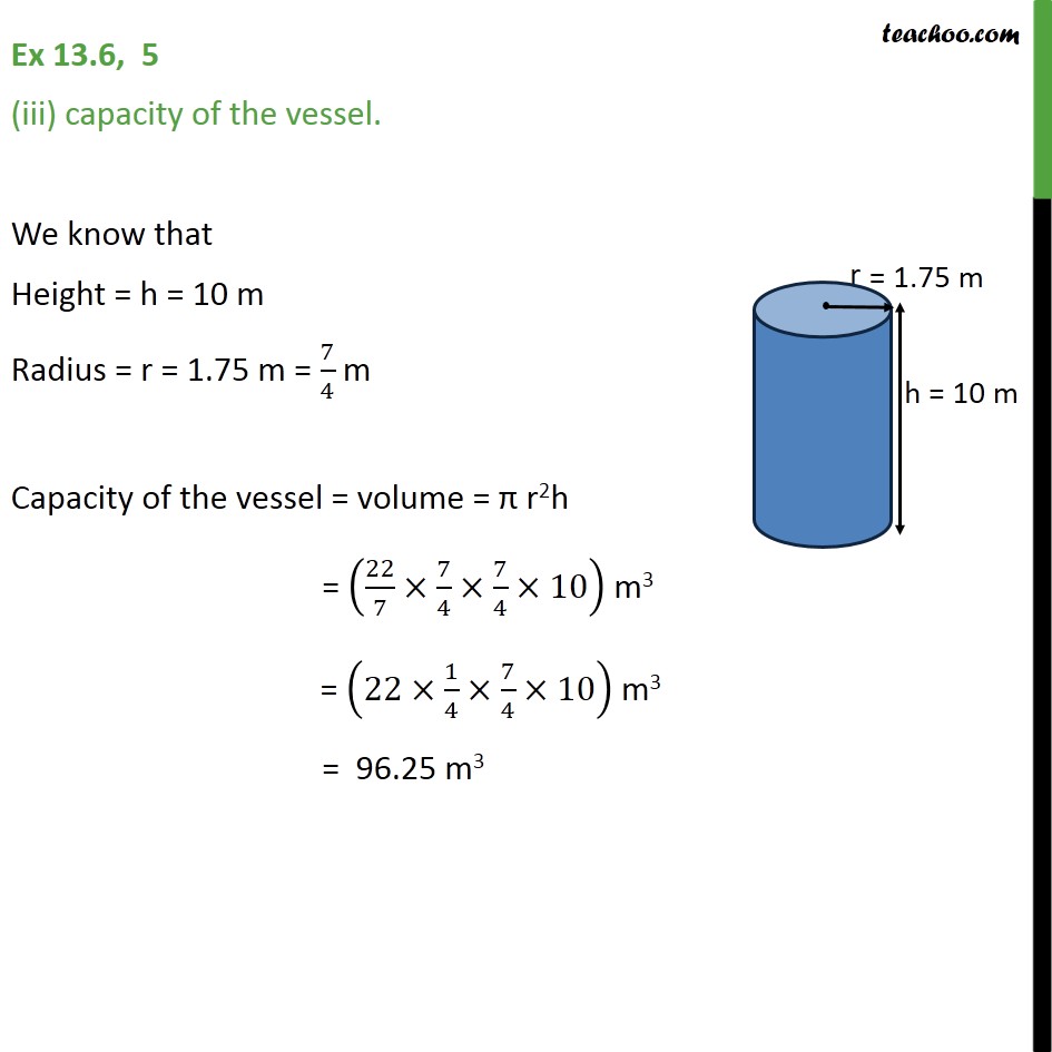 Ex 13.6, 5 - Chapter 13 Class 9 Surface Areas and Volumes - Part 3