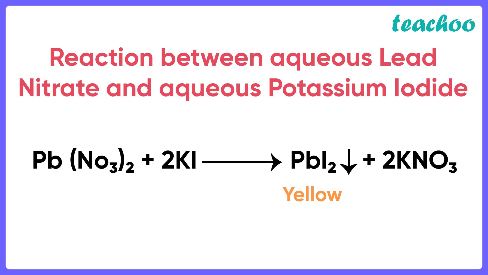Reaction between aqueous Lead Nitrate and aqueous Potassium Iodide - Teachoo.jpg