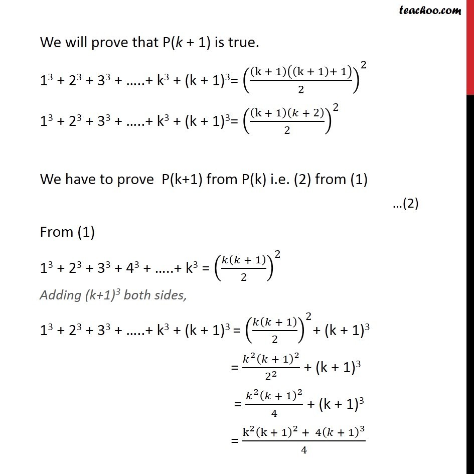 Ex 4.1, 2 - Chapter 4 Class 11 Mathematical Induction - Part 2