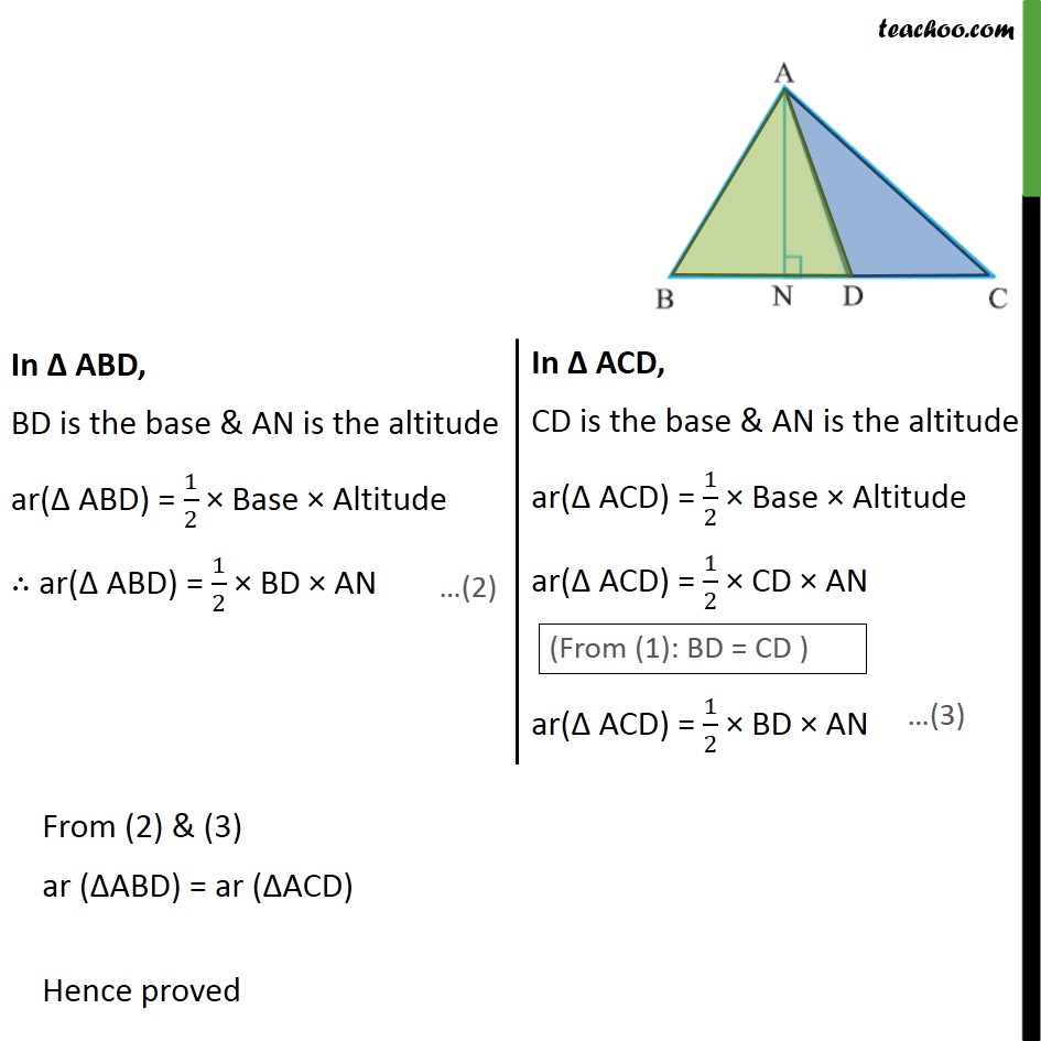 Example 3 - Chapter 9 Class 9 Areas of Parallelograms and Triangles - Part 2