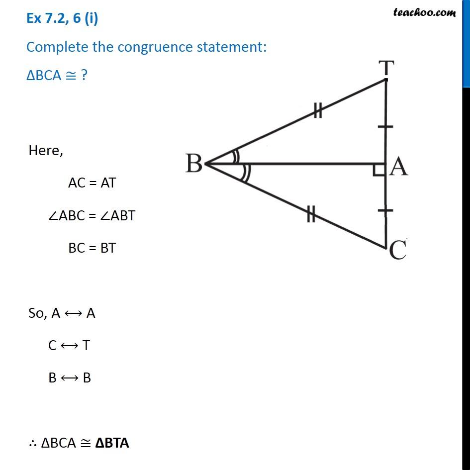 Whats A Congruence Statement