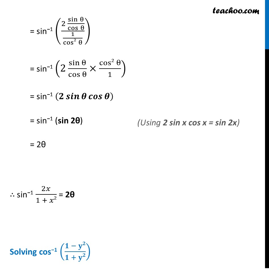 Ex 2.2, 13 - Chapter 2 Class 12 Inverse Trigonometric Functions - Part 2