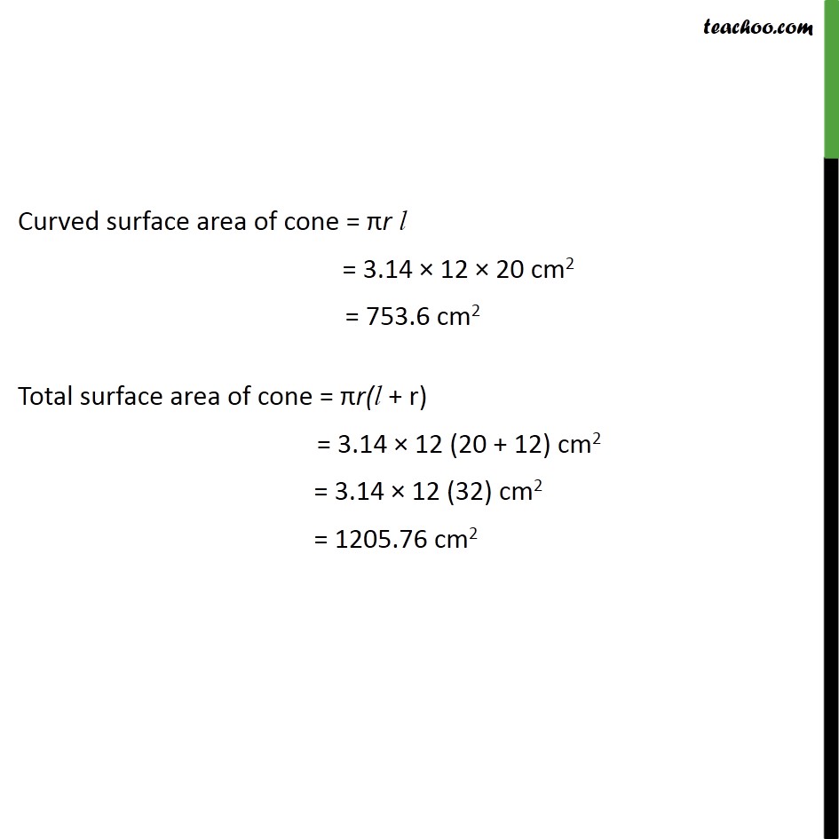 Example 5 - Chapter 13 Class 9 Surface Areas and Volumes - Part 2