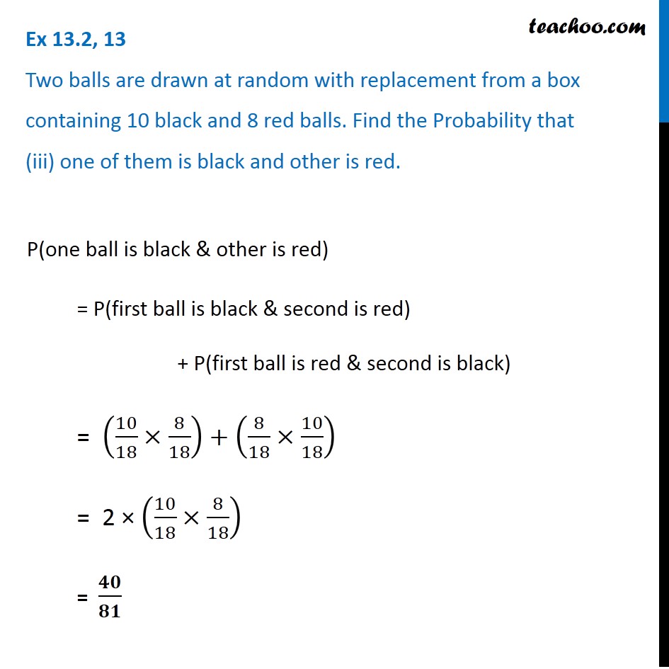 Ex 13.2, 13 - Chapter 13 Class 12 Probability - Part 4