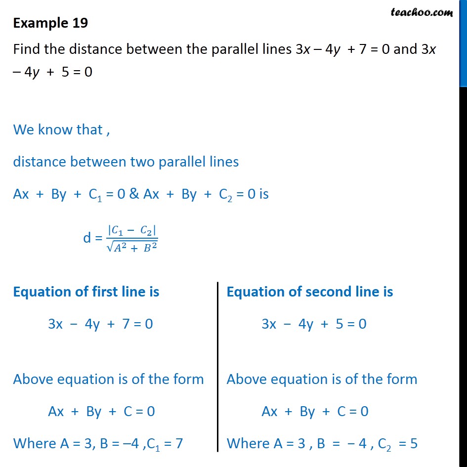 example-10-find-distance-between-parallel-lines-3x-4y-7-0