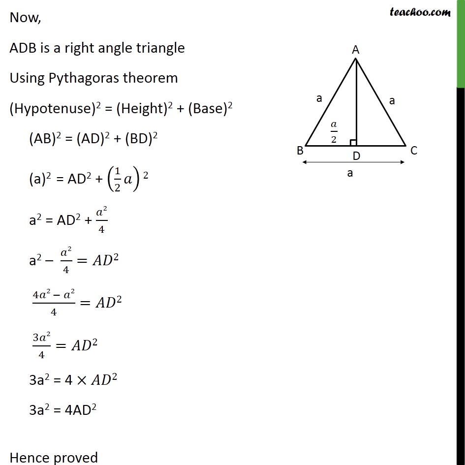 Ex 6.5, 16 - Chapter 6 Class 10 Triangles - Part 3