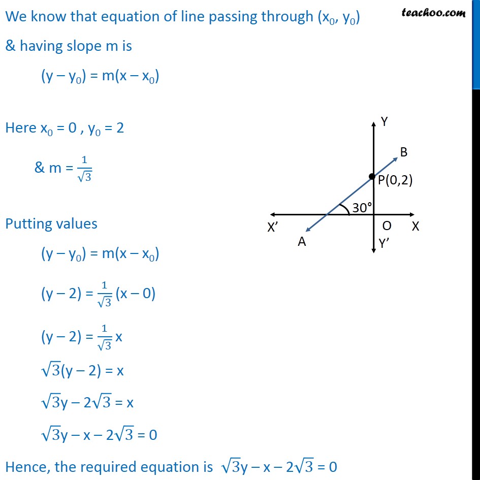 Ex 10.2, 6 - Chapter 10 Class 11 Straight Lines - Part 2