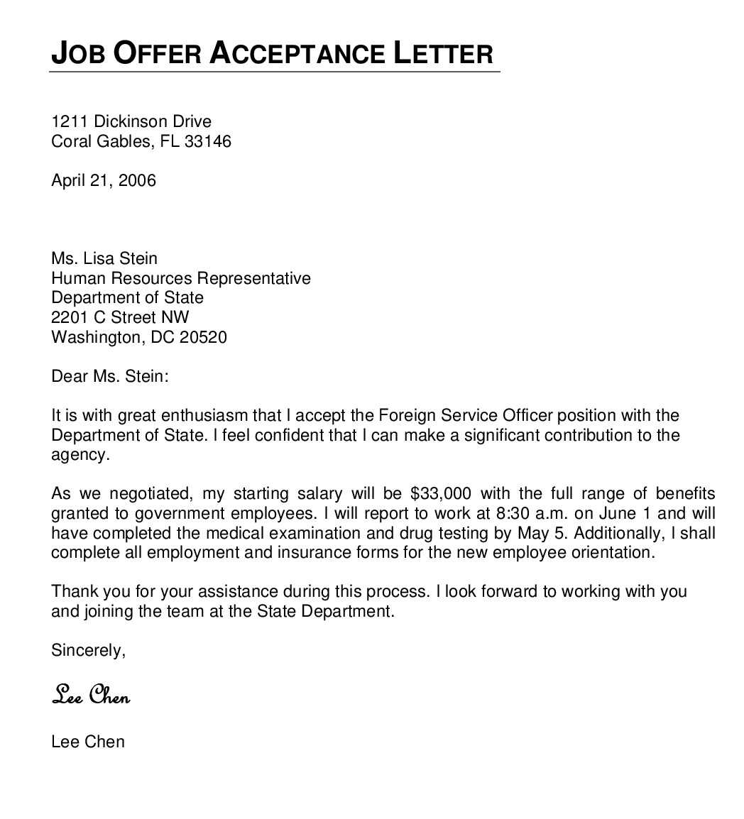 Fer Letters & Appointment Letter Job And Business