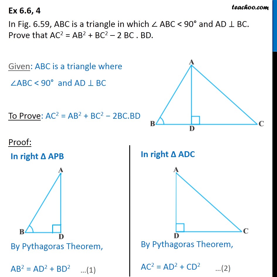 Question 4 - ABC is a triangle, ABC