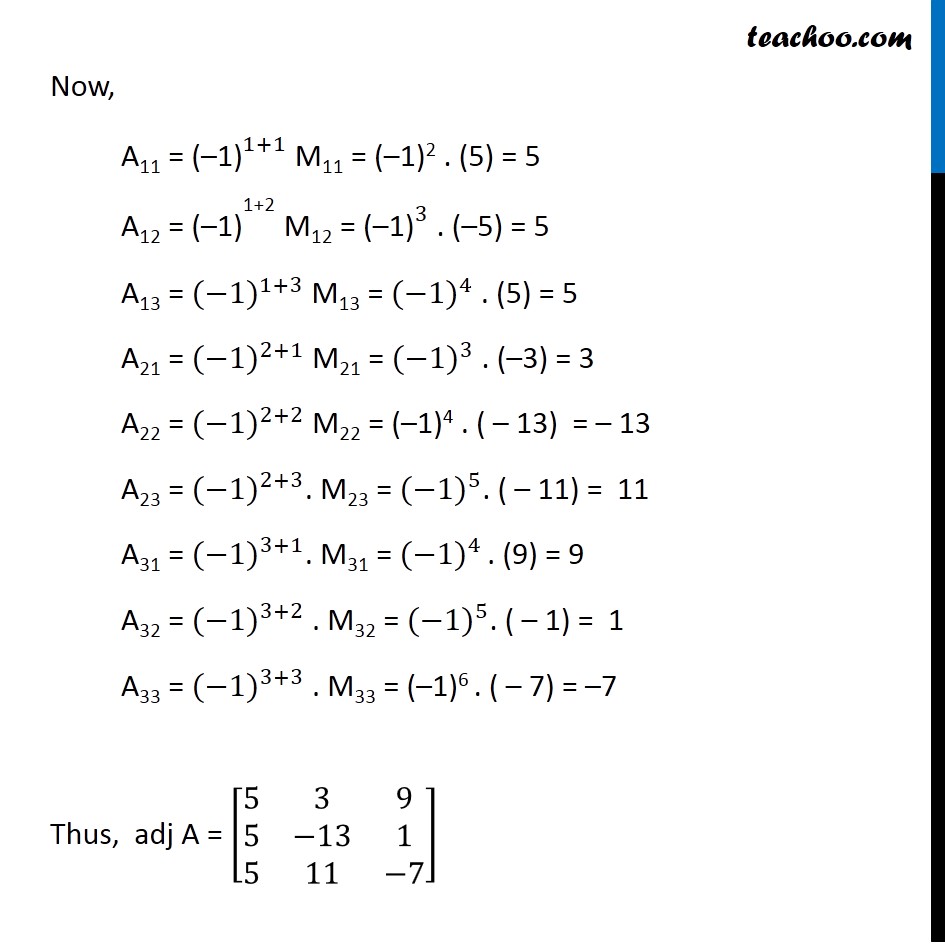 Ex 4 6 13 Solve Linear Equations Using Matrix Method Ex 4 6