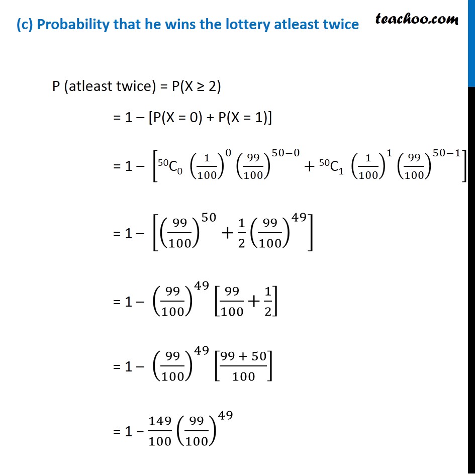 Ex 13.5, 10 - Chapter 13 Class 12 Probability - Part 4