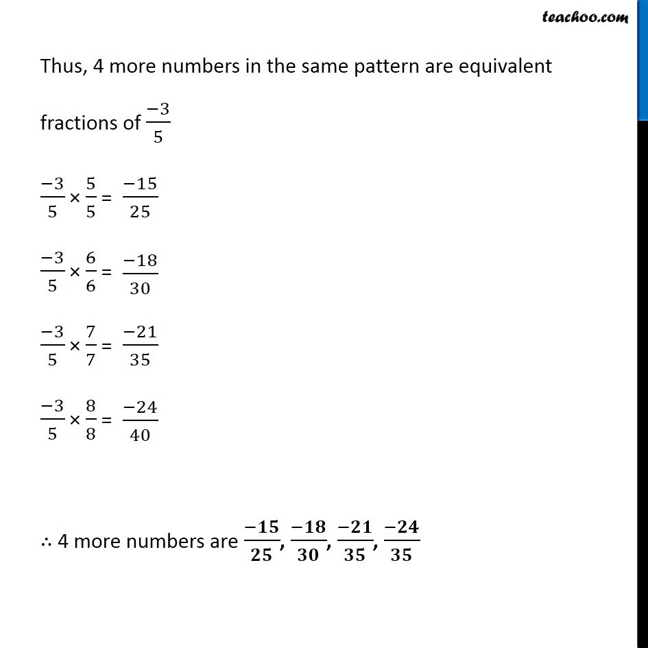 Ex 9.1,  2 - Chapter 9 Class 7 Rational Numbers - Part 2