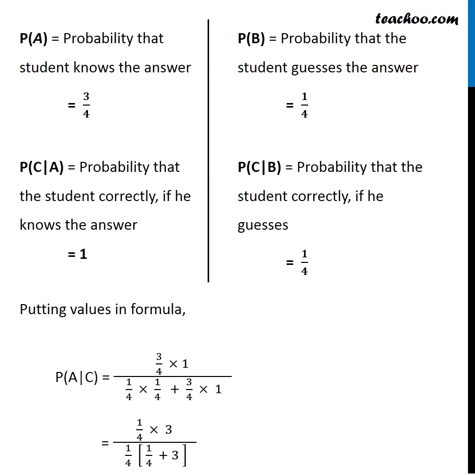 Ex 13.3, 4 - Chapter 13 Class 12 Probability - Part 2