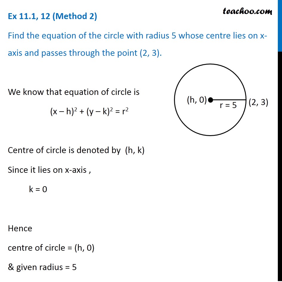 Ex 11.1, 12 - Chapter 11 Class 11 Conic Sections - Part 5